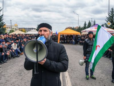 Митинг в Магасе. Фото: ТАСС, Владимир Смирнов