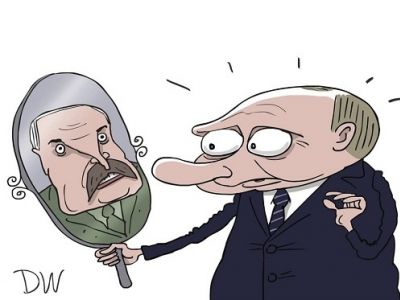 Отражения сливаются. Карикатура С.Елкина: dw.com